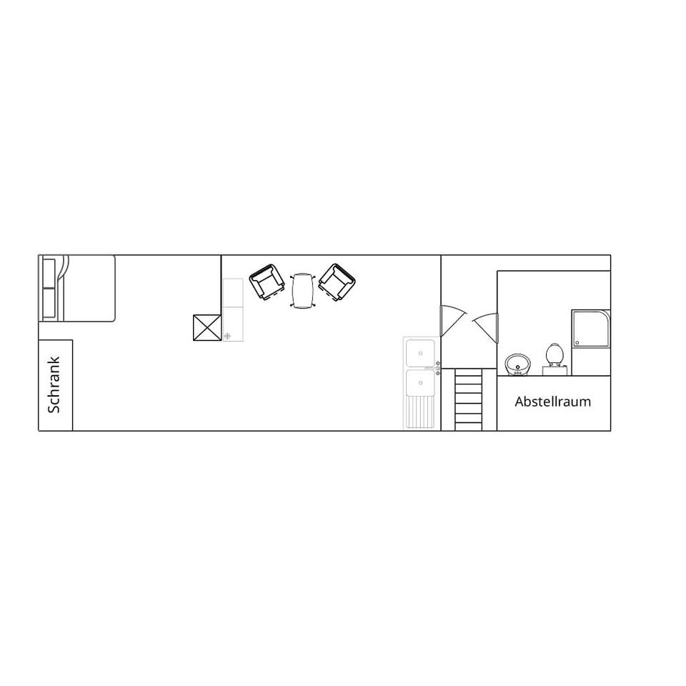 Thumbnail-Helle 1,5-Zimmer Wohnung unter Dachschrägen in Hürth