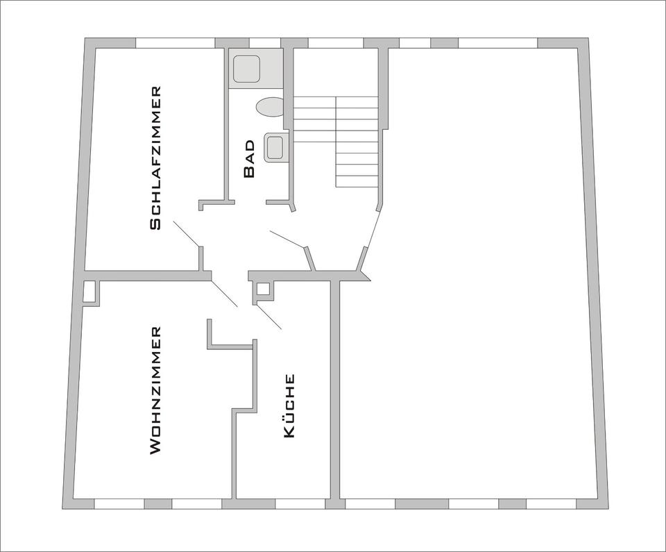 Thumbnail-2 Zimmer Wohnung in Waldkraiburg