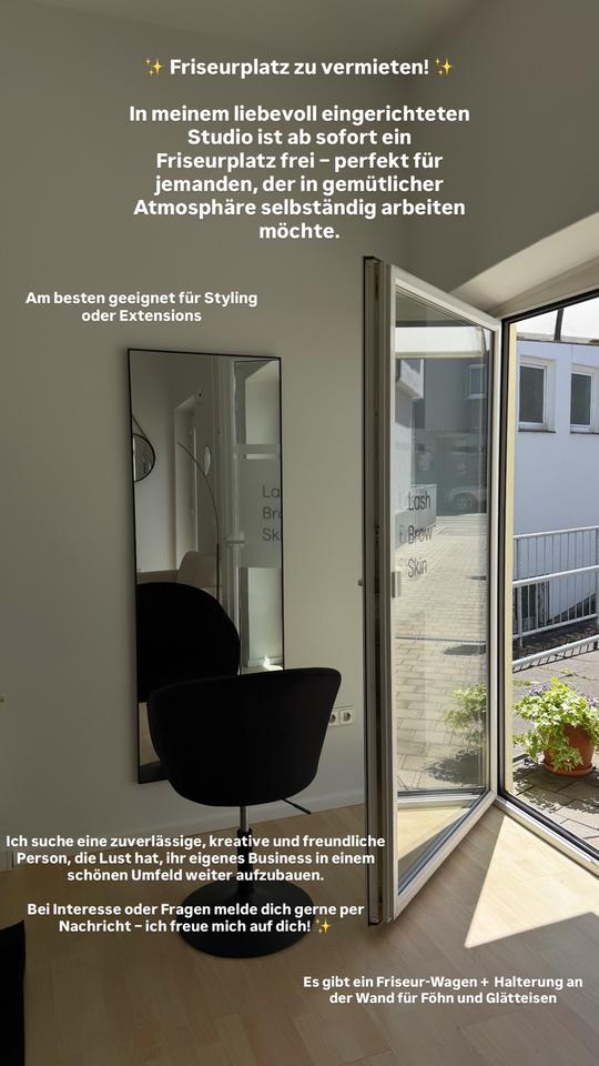Thumbnail-Friseurplatz Schminkplatz zu vermieten