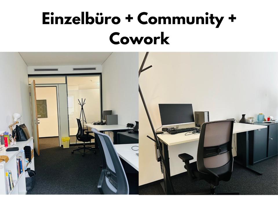 Thumbnail-Einzelbüro: alles eingerichtet (Büro + Community) für sofort