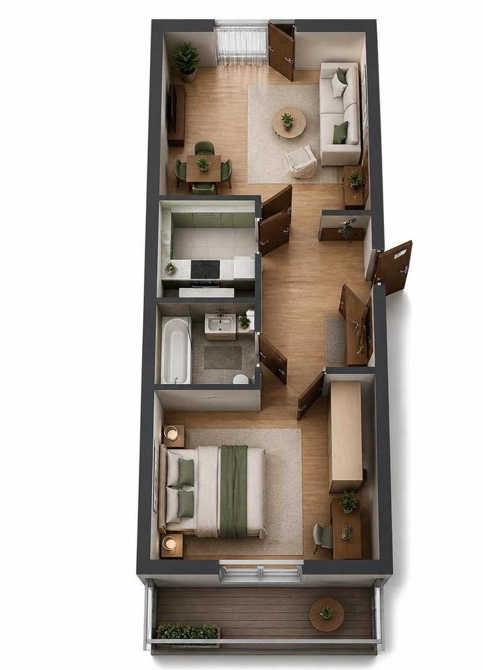 Thumbnail-Erstbezug ab 01.09 - 2 Zimmer Whg. in Berlin-Kaulsdorf
