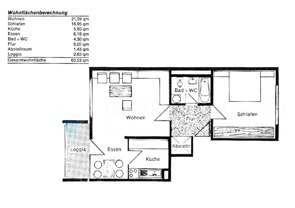 Thumbnail-Schöne 2-Zimmer-Wohnung in Oberasbach