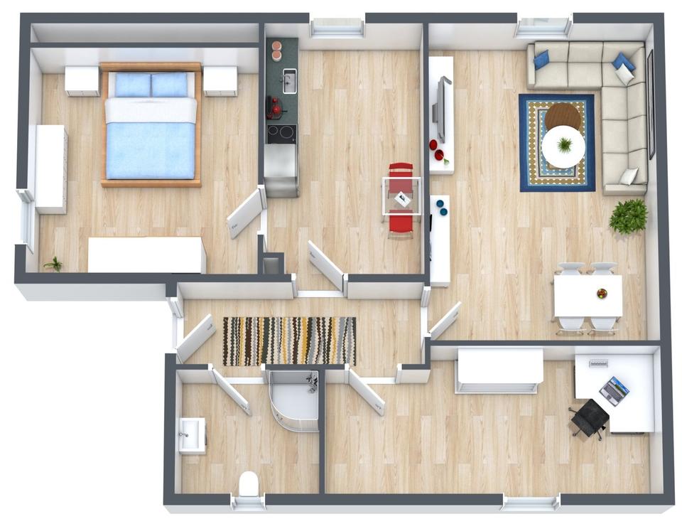 Thumbnail-Neu renovierte 3-Zimmer-Wohnung in Bestlage Weiden Ost