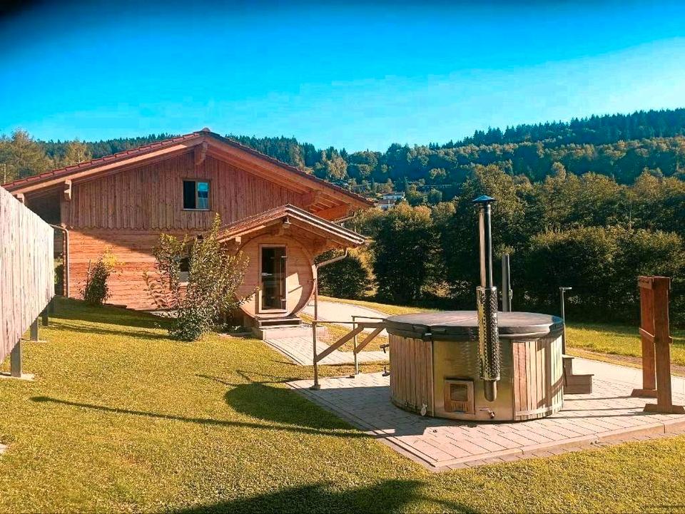 Thumbnail-Ferienchalet Holzhaus Chalet Ferienhaus Urlaub Reise Freizeit Sauna Hot Tube Whirlpool Bayerischer Wald