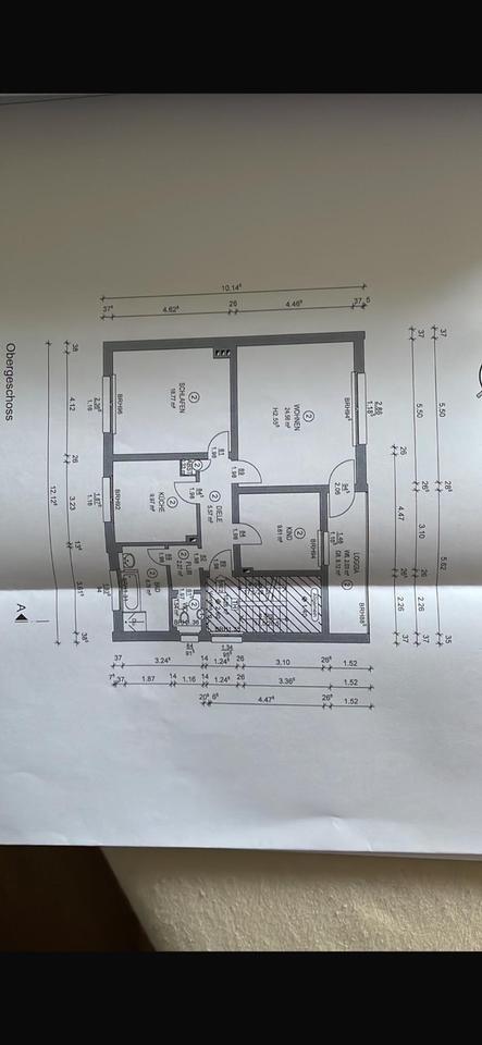 Thumbnail-3 Raum Wohnung mit Balkon und EBK