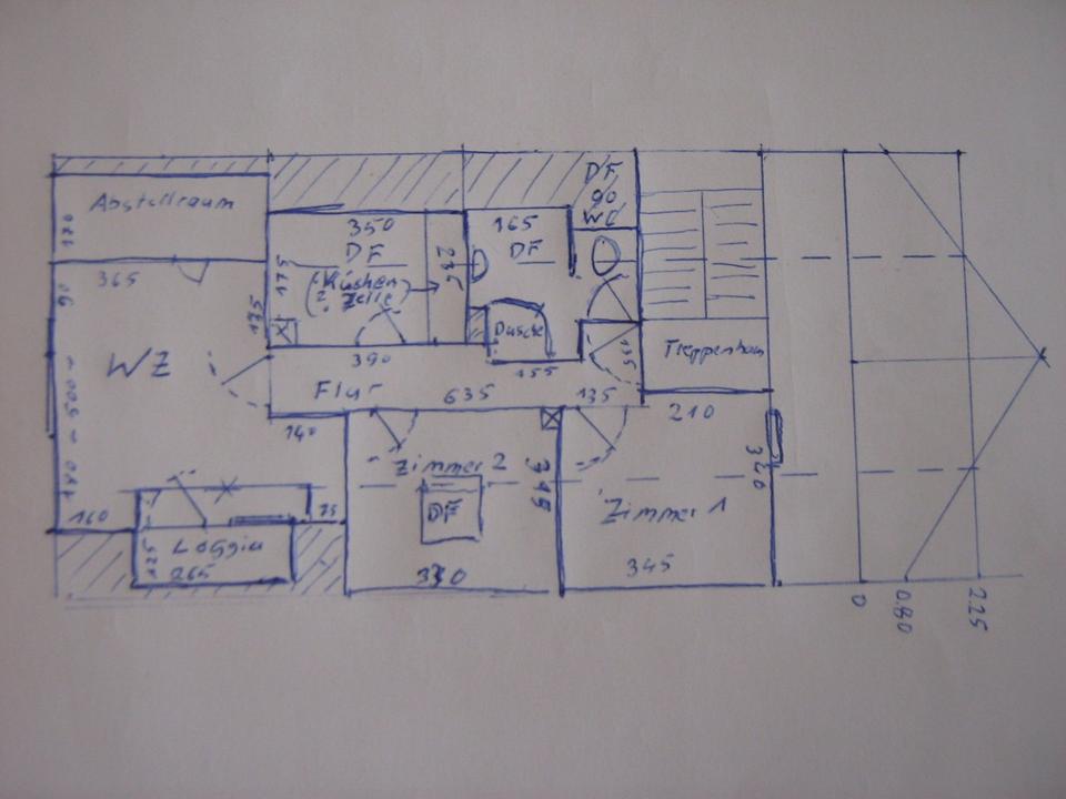 Thumbnail-3 Zimmer DG Wohnung mit Loggia (2.OG) 53 m² befristet