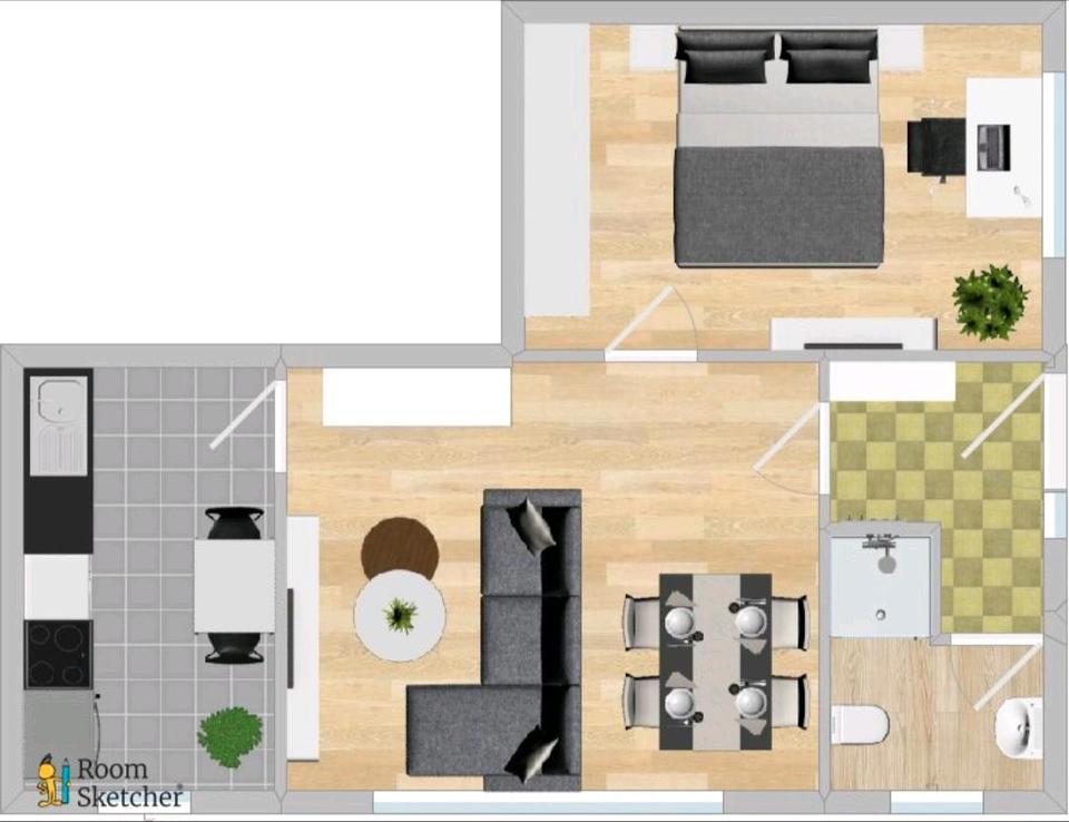 Thumbnail-57,46 qm² Wohnung in WK, zentral gelegen