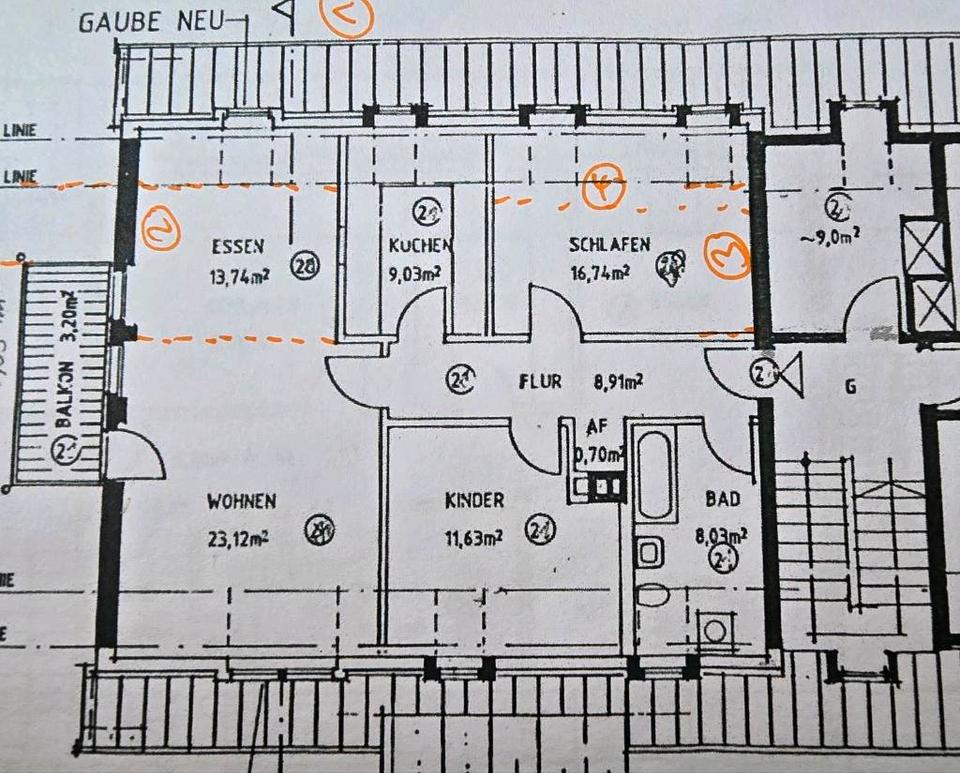 Thumbnail-HELLE 3 ZIMMER DACHGESCHOSSWOHNUNG PROVISIONSFREI ZU VERKAUFEN