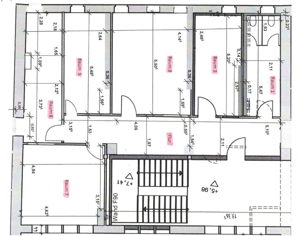 Thumbnail-Gewerbe Büro Praxis 123 m² Lift 3.OG Terrasse: Hausertorstr.