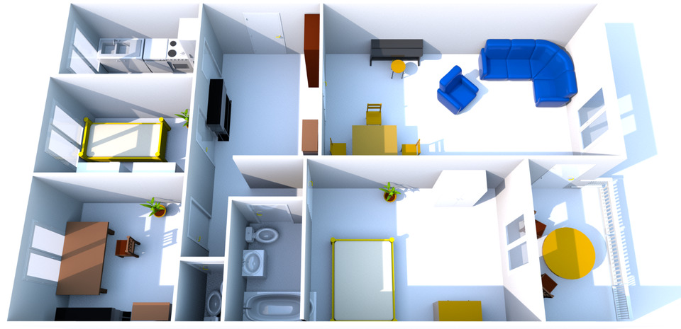 Thumbnail-Vier Zimmer Wohnung in hervorragender Lage zu vermieten