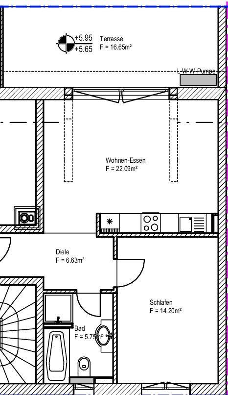 Thumbnail-Zweizimmerwohnung in Offenbach Bieber