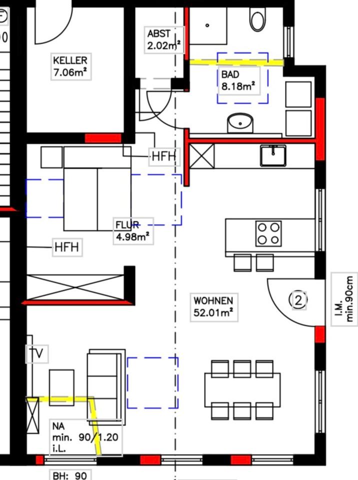 Thumbnail-Schöne sanierte Einliegerwohnung (60 m²) in Dahlbruch