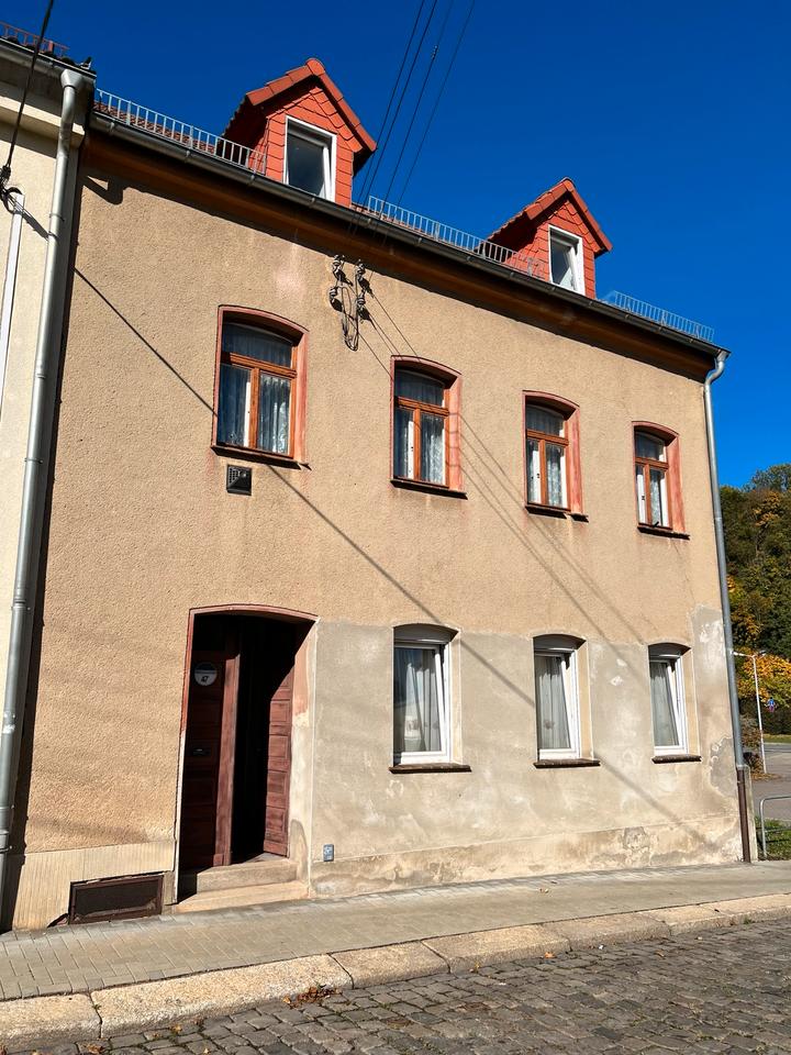 Thumbnail-Reihenhaus Einfamilienhaus in Meerane Haus mit Garten zum Ausbau