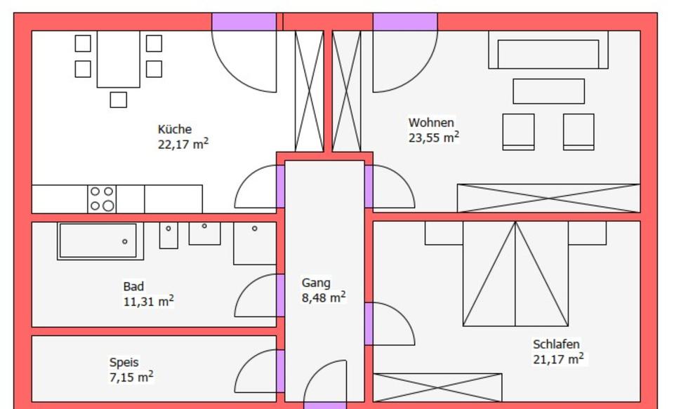 Thumbnail-hochwertige 2 - Zimmer-Traumwohnung mit Balkon