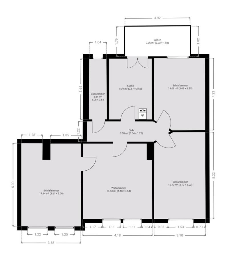 Thumbnail-ETW 4ZKB, Göttingen Innenstadtlage, ca 86qm