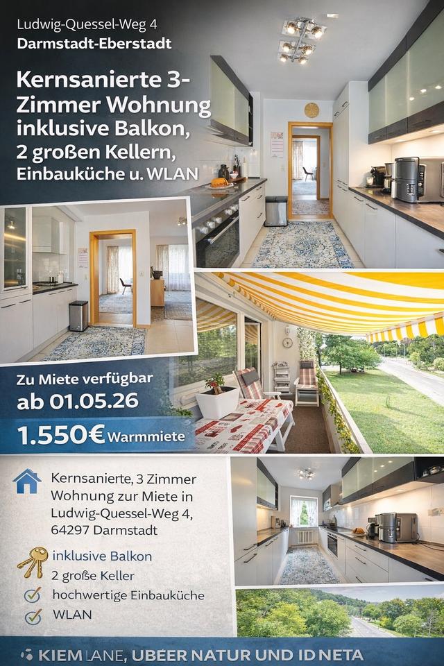 Thumbnail-Wohnung zu Vermieten 3 Zimmer 76 Qm