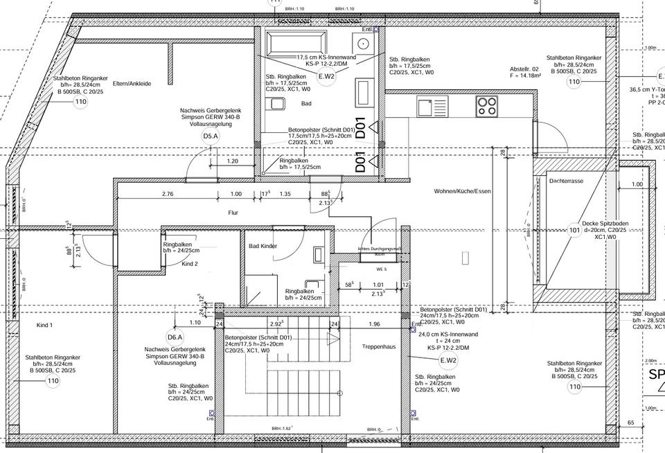 Thumbnail-Moderne 4-Zimmer-Dachgeschosswohnung