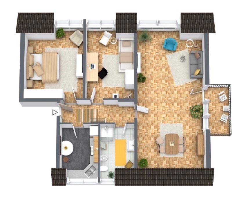 Thumbnail-3 Zimmer Wohnung in Vellmar