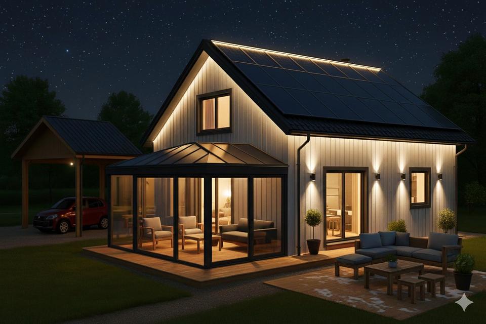 Thumbnail-KARLA-Holz-Massivhaus nach EH55 auf WEG Grundstück in Sandstedt