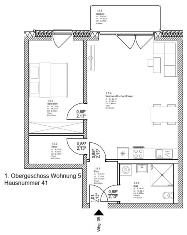 Thumbnail-2-Zimmer-Wohnung mit WBS B in Rheurdt