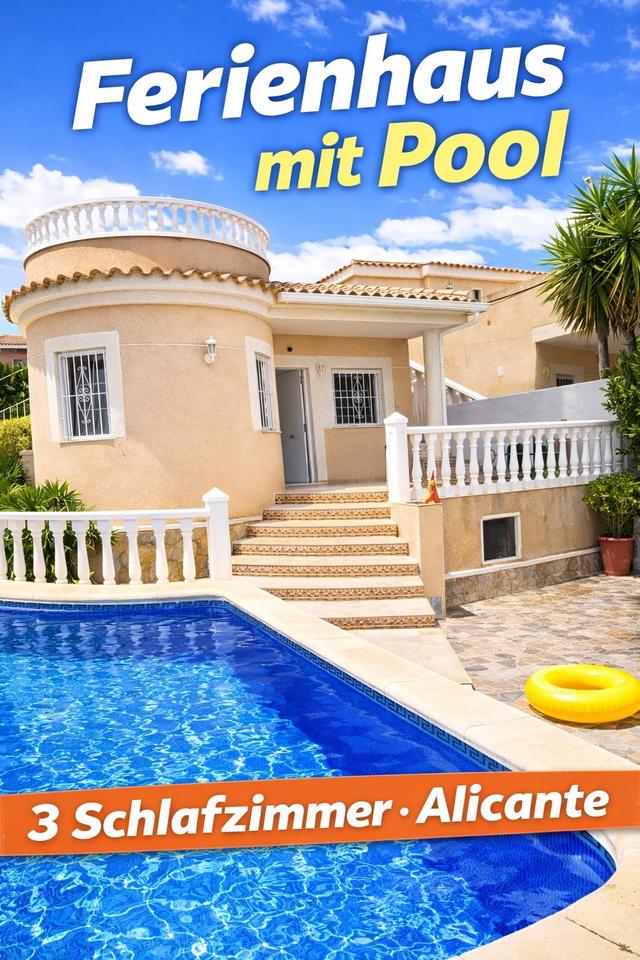 Thumbnail-Ferienhaus mit Pool in Alicante ☀️ – 3 Schlafzimmer auf 2 Ebenen
