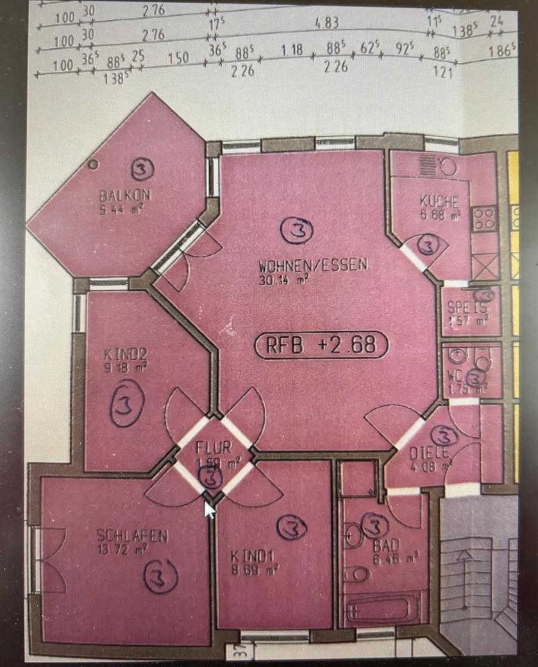 Thumbnail-4-Zimmer Wohnung mit Balkon in MarkdorfIttendorf