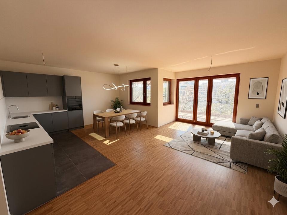 Thumbnail-Hochwertige 2-Zimmer-Neubauwohnung mit Balkon in der Frankenallee