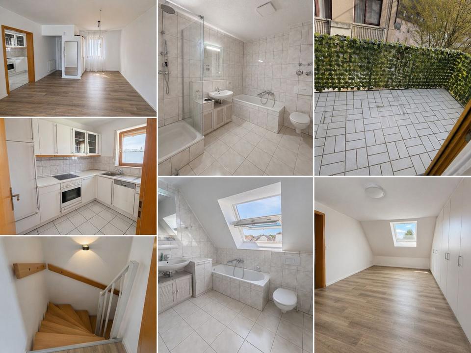 Thumbnail-Stilvolle Maisonette-Wohnung - 3 Zimmer mit Balkon & Dachatelier