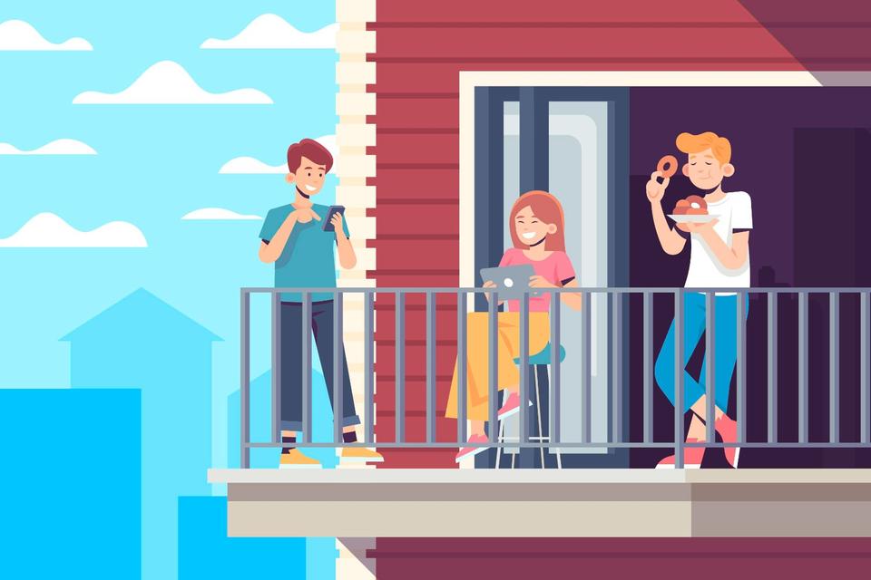 Thumbnail-lichtdurchflutete 3-Raum-Wohnung mit Balkon - WE 27