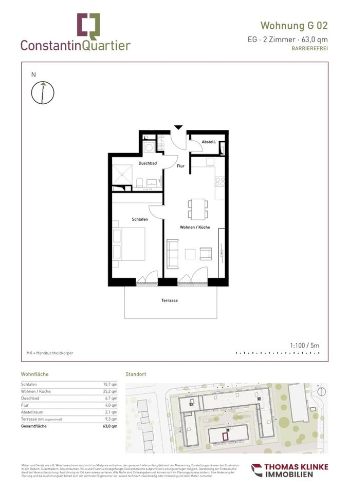 Thumbnail-Traumhafte 2-Zimmer Wohnung in exklusiver Lage