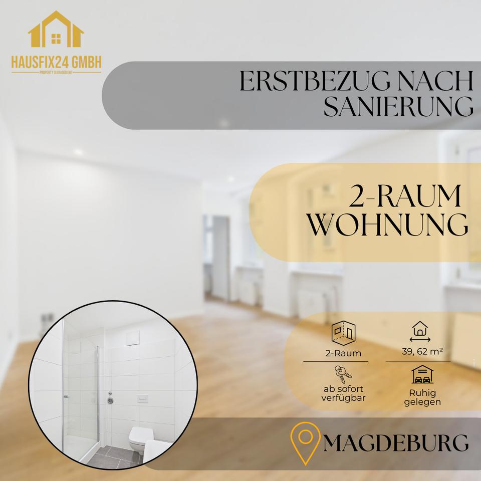 Thumbnail-✨ Frisch sanierte 2-Raum-Wohnung in Magdeburg – modern & zentral