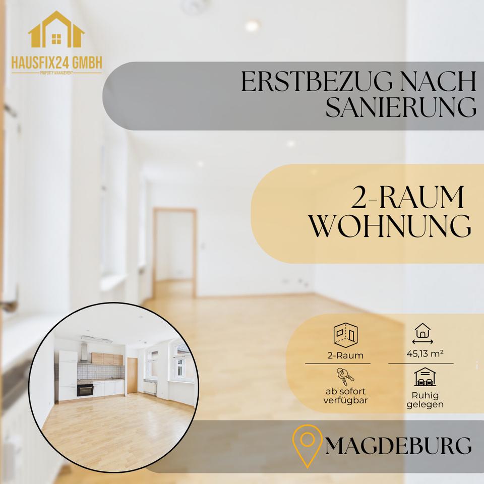 Thumbnail-Erstbezug nach Sanierung – 2-Raum in Magdeburg