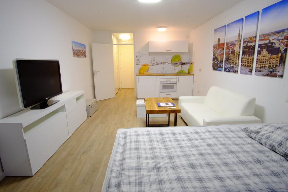 Thumbnail-Möbliertes Einzimmer-Apartment in Obersendling - frei ab Dezember