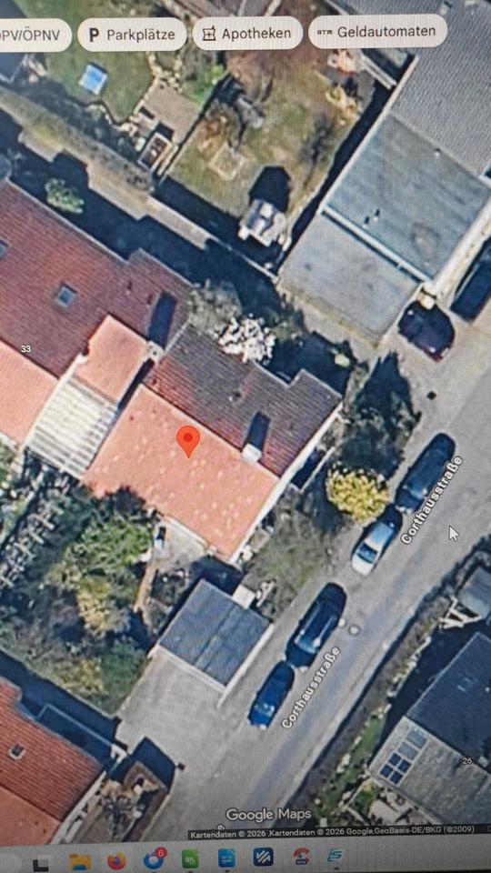 Thumbnail-Reihenendhaus Garten Gerage Renovierungsbedürftig