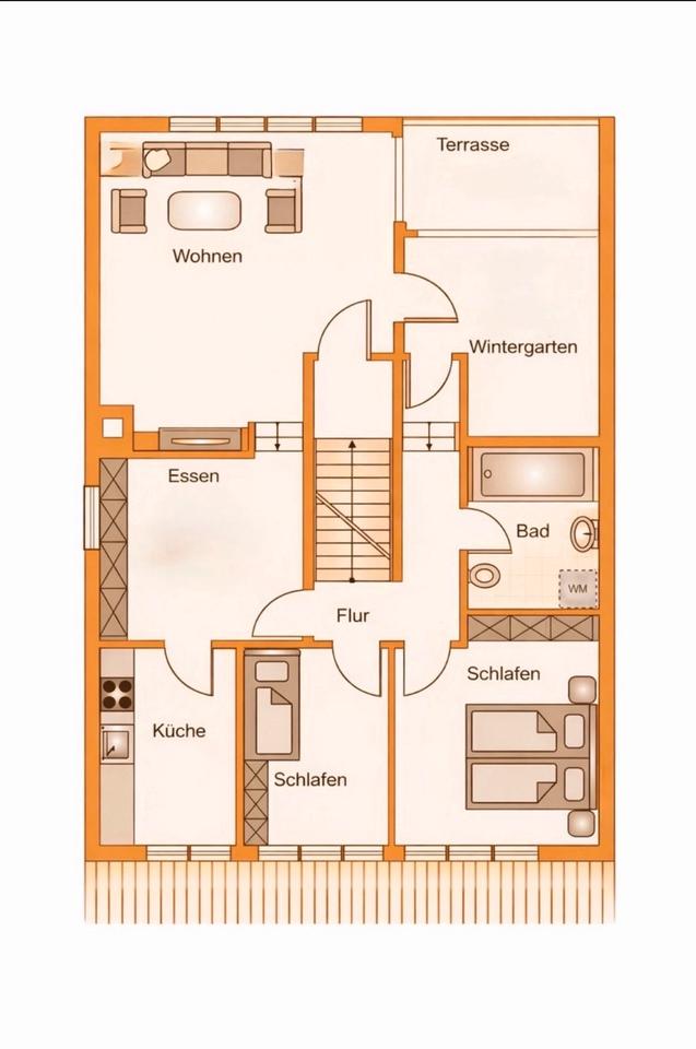 Thumbnail-Maisonettewohnung 4-Zimmer Ober-und Dachgeschoss