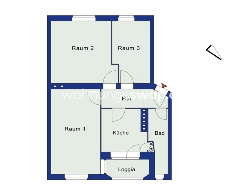 Thumbnail-Wohnungsswap - 3 Zimmer, 68 m² - Weigandufer, Neukölln, Berlin