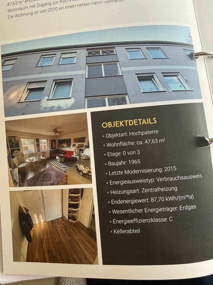 Thumbnail-Attraktive 2 Zimmer Wohnung in Augsburg Bärenkeller - vermietet