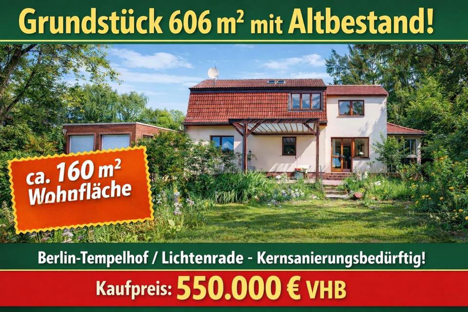 Thumbnail-Grundstück mit Altbestand, bereit zur Neugestaltung