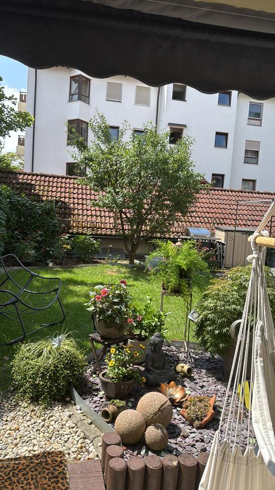 Thumbnail-Helle 2,5-Zimmer-Wohnung mit Garten & Klimaanlage in Toplage