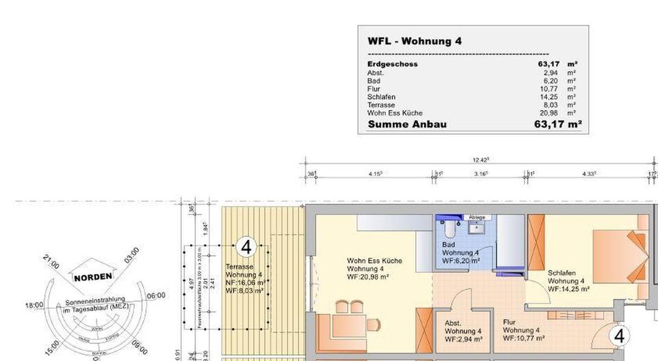 Thumbnail-Neubau 65 m² Wohnung: exklusive 2,5 Zimmer Wohnung in Kronau mit Terrasse & Garten
