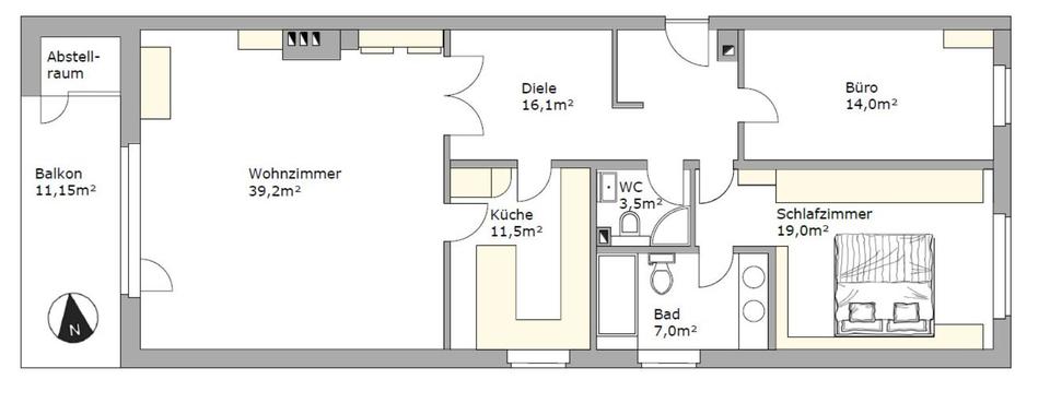 Thumbnail-Mietangebot – Wohnung Golfstraße, Hamburg