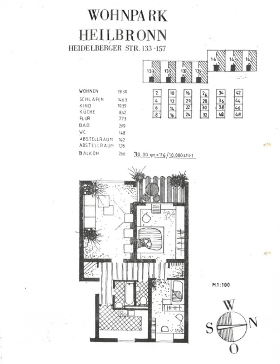 Thumbnail-Sofort bezugsfreie 3-Zimmer ETW in HN-Böckingen inkl. Stellplatz