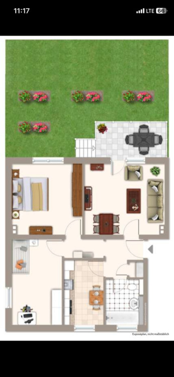 Thumbnail-Charmante 3 Zimmerwohnung mit Garten zum Verkauf