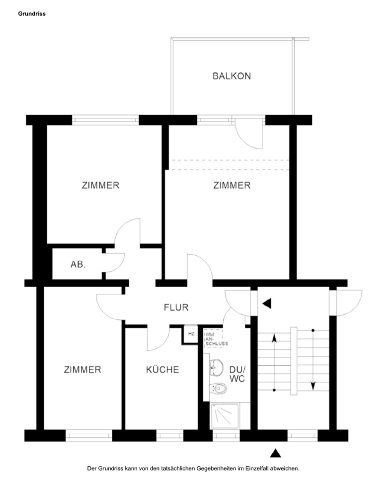 Thumbnail-Energieeffiziente 3 Zimmerwohnung auf dem Laagberg, 73qm
