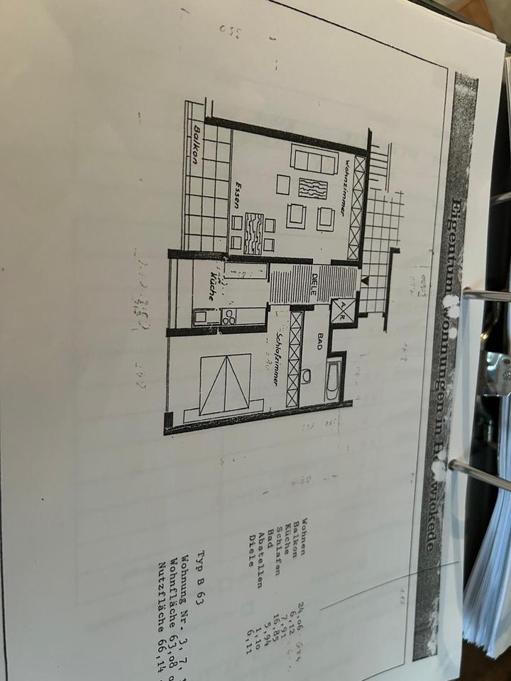 Thumbnail-Helle 2‑Zimmer‑Wohnung mit Balkon, 64 m², Holzwickede“