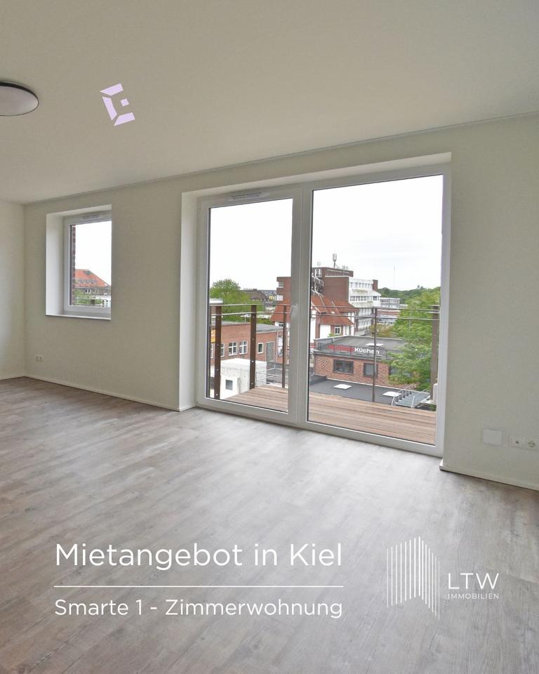 Thumbnail-Helle 1-Zimmer-Wohnung mit Balkon in Kiel