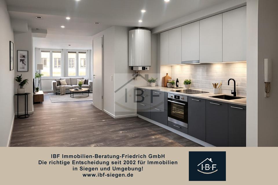 Thumbnail-Komfortable City-Wohnung: Modern, klimatisiert & Aufzug in bester Lage von Siegen