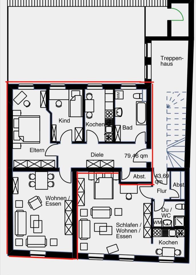 Thumbnail-Bautzen - 3 Raumwohnung im Stadtzentrum