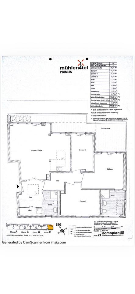 Thumbnail-4-Zimmer Penthouse (140 m²) im Mühlenviertel – ab 01.03.2026
