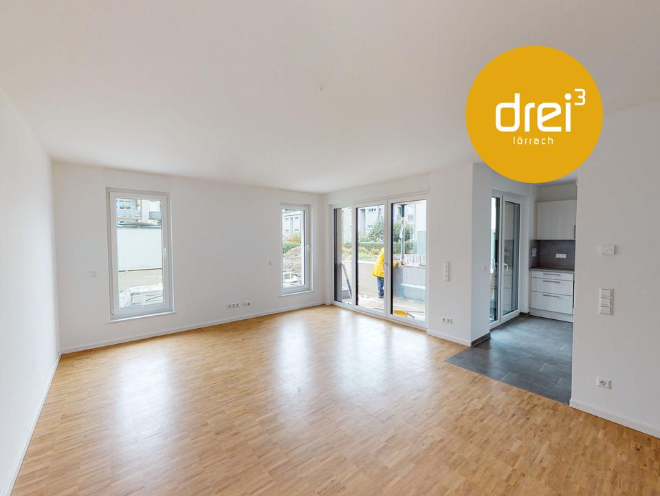 Thumbnail-Platz für die ganze Familie! 4-Zimmer Erdgeschosswohnung mit EBK und Gartenanteil
